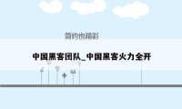 中国黑客团队_中国黑客火力全开