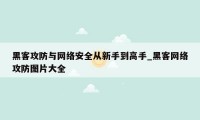 黑客攻防与网络安全从新手到高手_黑客网络攻防图片大全